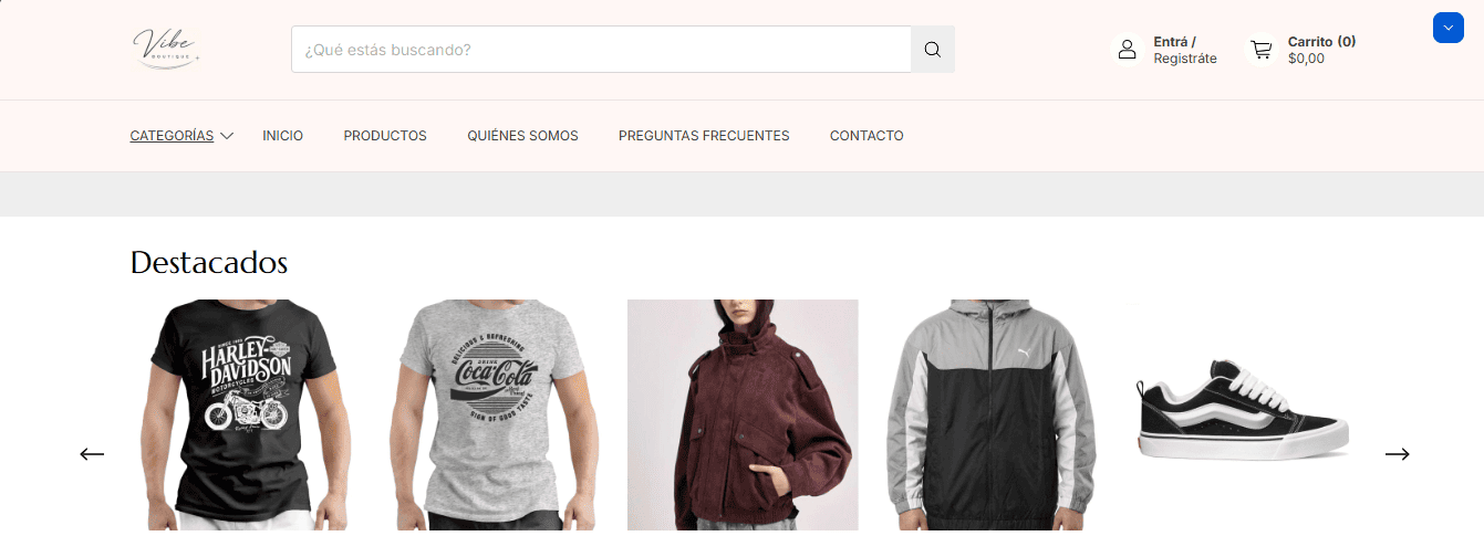Proyecto Vibe Boutique